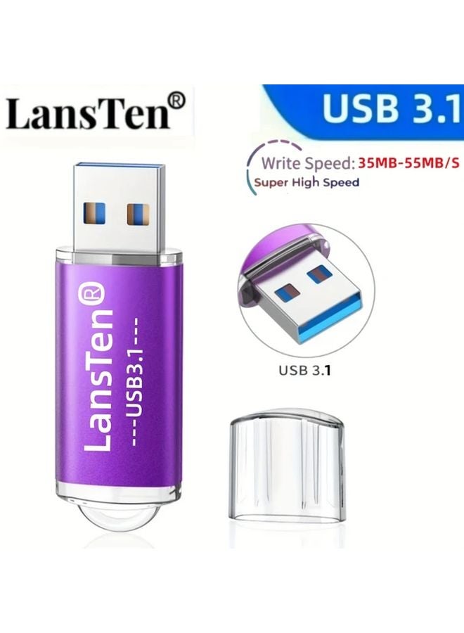 128GB USB 3.1 Flash Drive 40 60MB s Write Speed Thumb Drive Pen Drive Memory Stick - Image 1